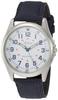 Watch Analog Waterproof Leather Strap White [Citizen Q&Q] QB38-314 Men's