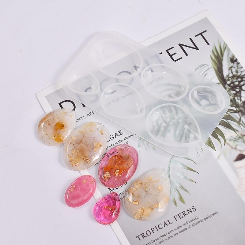 Формы для литья ювелирных изделий, силиконовые формы для подвесок, смоляные формы с отверстием для подвешивания, смоляные формы для сережек, силиконовые формы для ключей