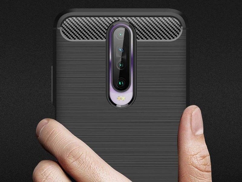 Etui Alogy Rugged Armor Do Xiaomi Redmi K30/ Poco X2 Czarne + Szkło Alogy