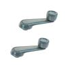 Pair Inside Left Right Window Crank Handle Gray For Toyota Pickup T100 1973-1995