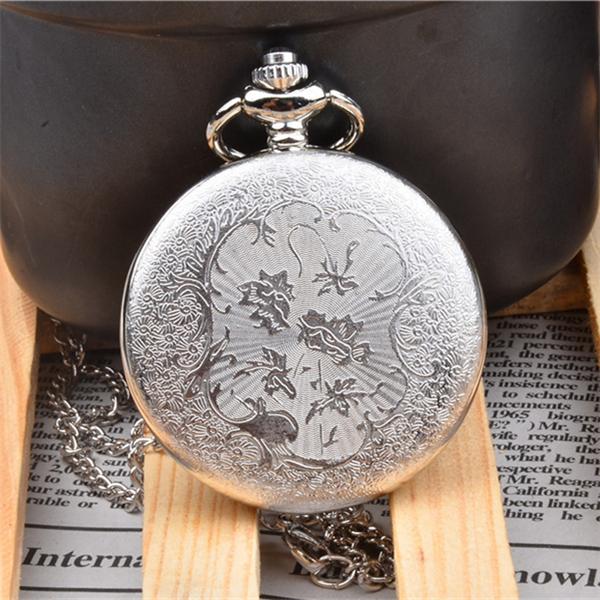 Винтажные бронзовые кварцевые карманные часы для мужчин и женщин, изысканные полые цифровые карманные часы