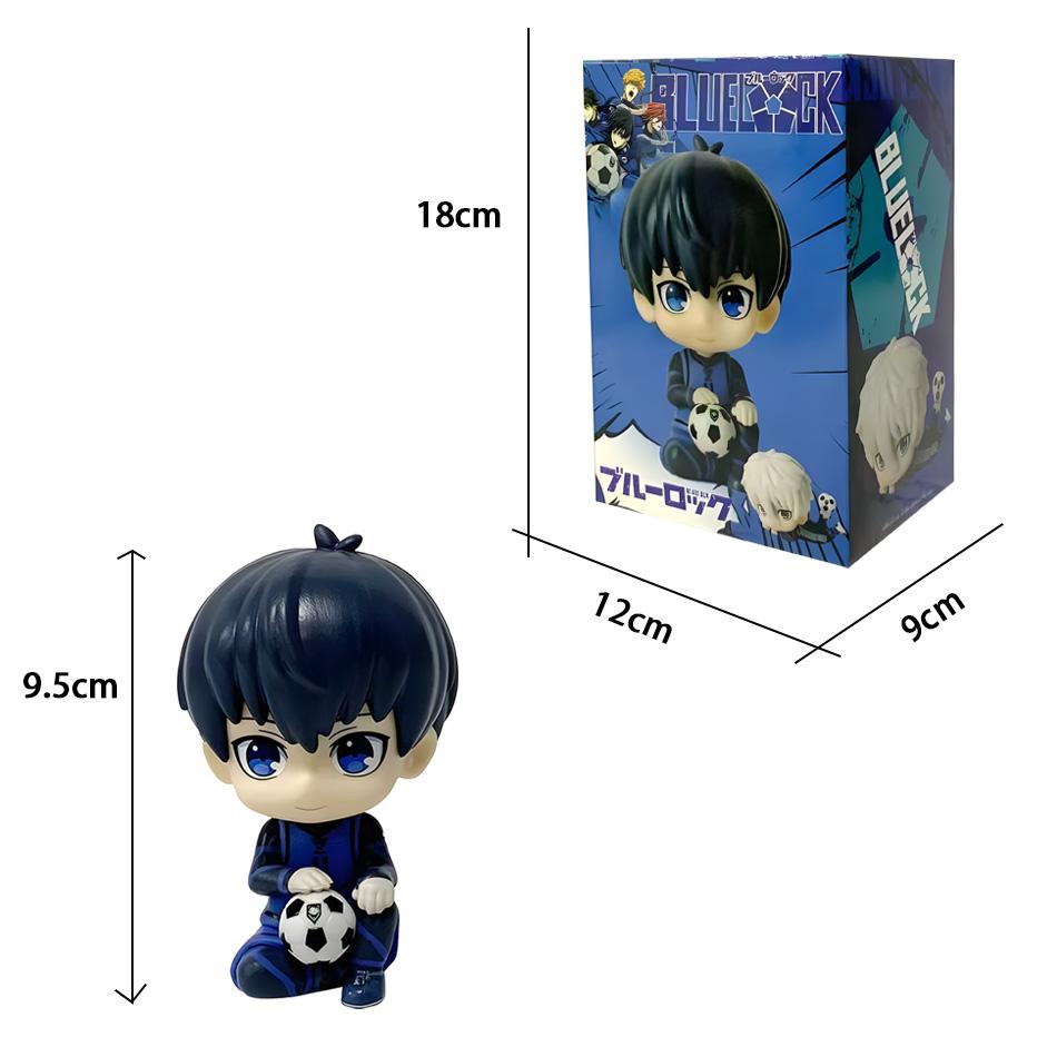 Anime Cute Nagi Yisagi Isagi Yoichi Sitting Action Figure PVC Doll Tabletop Model Anime Peripheral Creative Toys Gift