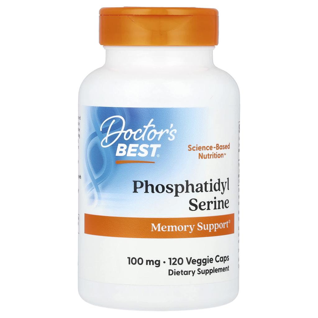 Doctor's Best Phosphatidylserine, 100mg, 120 Veggie Capsules
