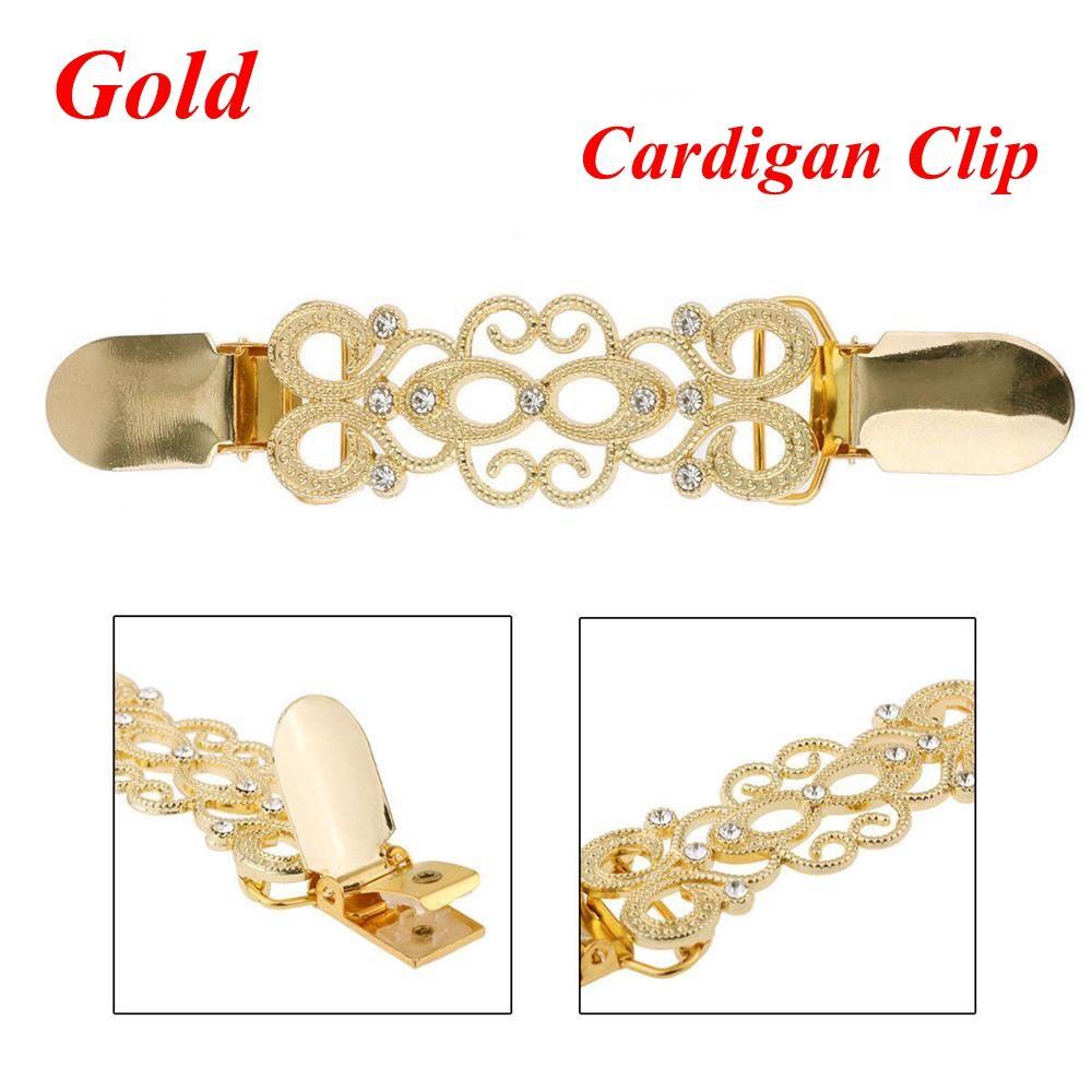 Trendy Shirt Collar New Retro Cardigan Clip Duck Clip Clasps Sweater Blouse Pin Shawl Brooch