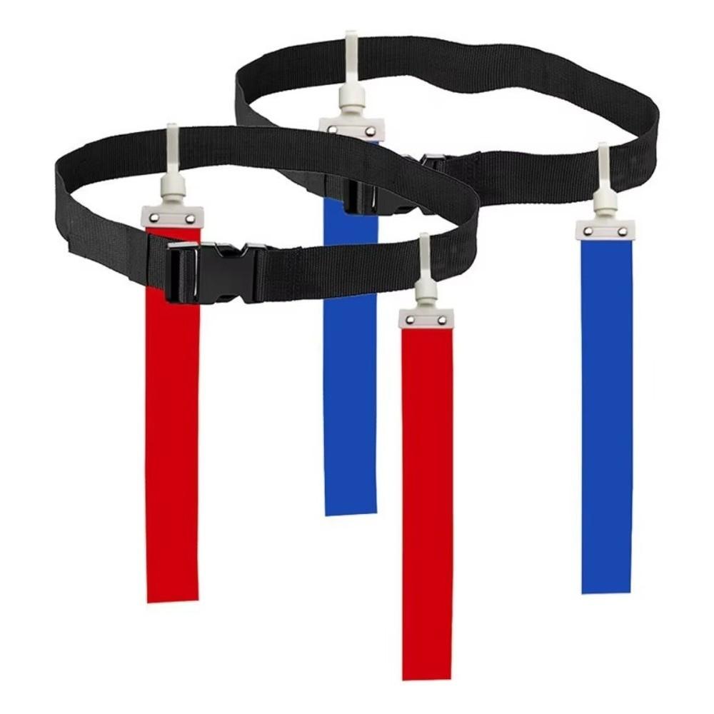 Adjustable Waist Flag Belt Bright Color Football Training Belt Football Practice