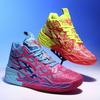 Fashion Trend Basketball Shoes New Youth Mandarin Duck Mesh Sports Shoes High Top Training Shoes Boots