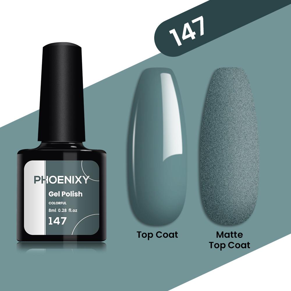 PHOENIXY, 8 мл, однотонный гель-лак для ногтей, замачиваемый цветной гель телесного цвета, розовый, фиолетовый, долговечный лак для ногтей, УФ-светодиодный лак для дизайна ногтей
