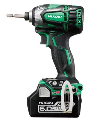 HiKOKI Бывший аккумуляторный ударный шуруповерт Hitachi Koki Aggressive Green Кейс для хранения бит продается отдельно (ПриветКОКИ) WH18DDL2(2LYPK)(L) аккумулятор, зарядное устройство,
