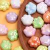 10 шт./компл. 18,6*21 мм акриловые бусины с мультяшной медвежьей лапой, подвески, детские серьги «сделай сам», ожерелье, браслет, ювелирные аксессуары