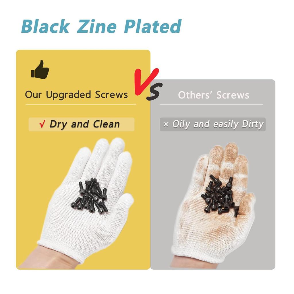 Набор винтов с шестигранной головкой, цилиндрической головкой, гаек и плоских шайб, в коробке M2M3M4M5, 1230 шт.