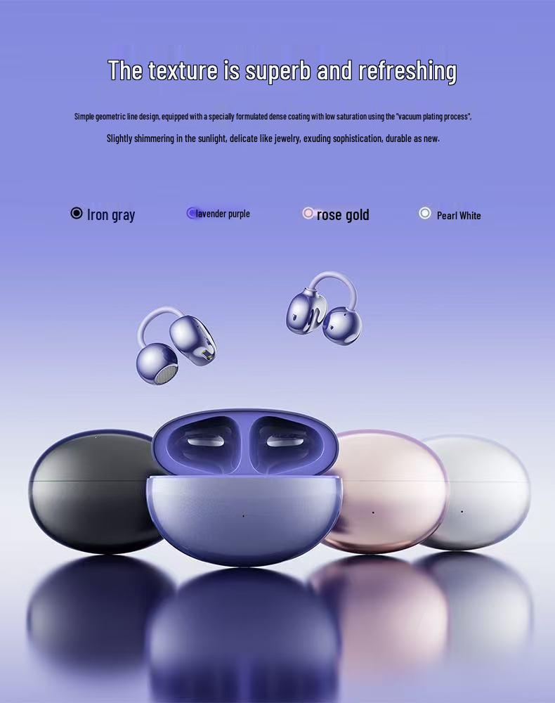2025 Открытые беспроводные Bluetooth-наушники-клипсы для Huawei и Apple