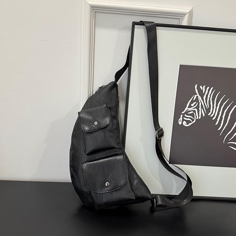 Женская нагрудная сумка модная поясная сумка ретро повседневная универсальная сумка-мессенджер из мягкой кожи сумка для мобильного телефона для ношения на поясе