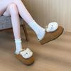 Versatile Casual Bag Head Slippers Women's Outer Wear Women's Spring and Summer 2025 New Cute Cartoon Kitten Round Head Slippers