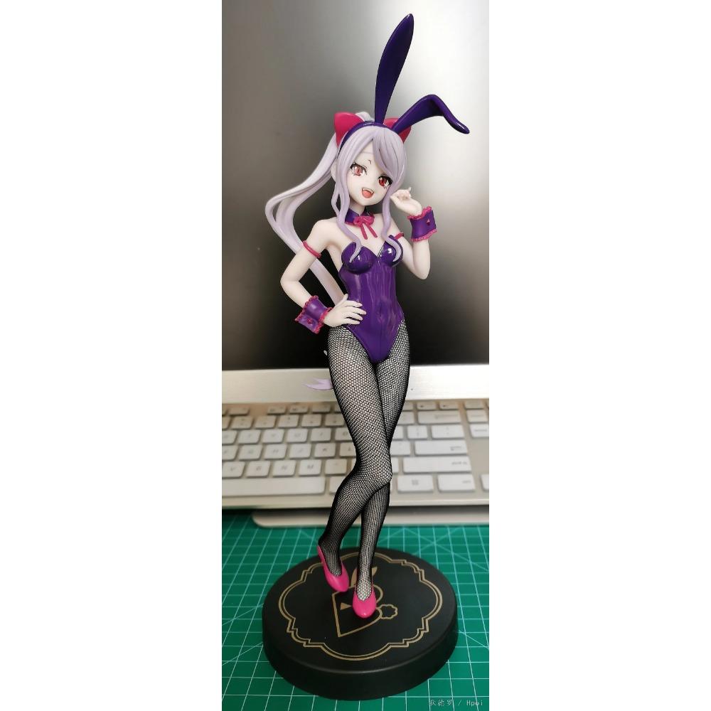 18CM Anime Overlord Shalltear Bloodfallen Figure Bunny Girl Dress Cute Model Toys Gifts Collection Decoration Ornaments PVC