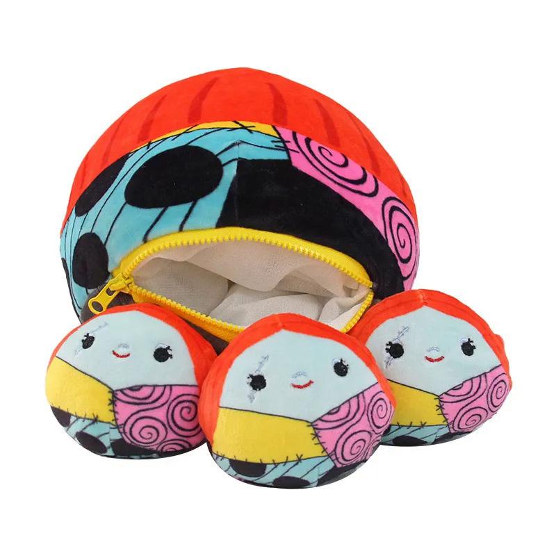 Squishmallow Розовый Аксолотль Джек Салли Корова плюшевая плюшевая кукла для матери и ребенка, Рождественская кукла, хлопковая набивка