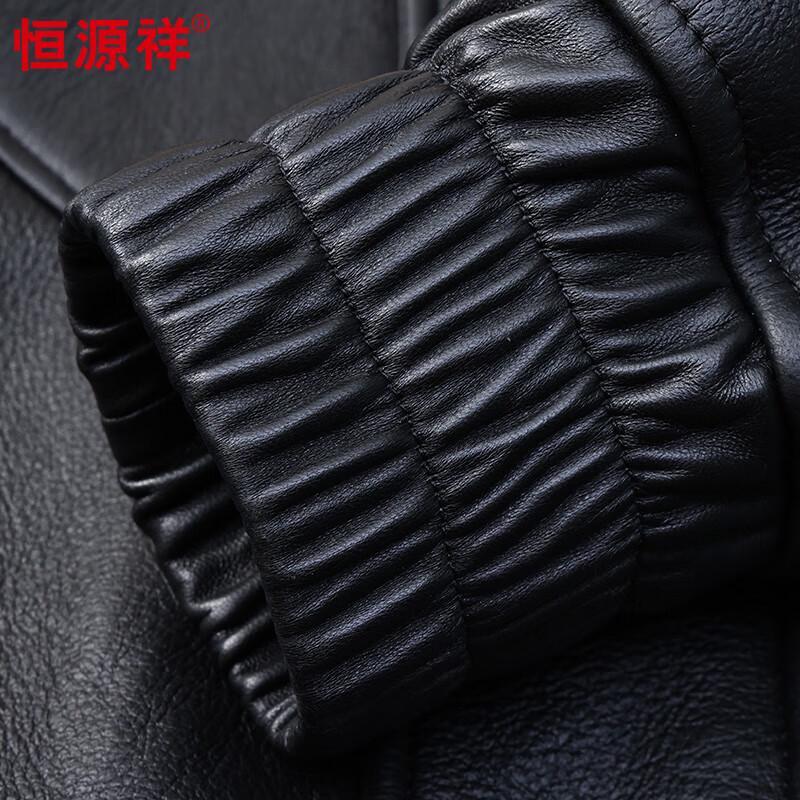 Мужская куртка из натуральной овчины с подкладкой из стриженой овчины Hengyuanxiang