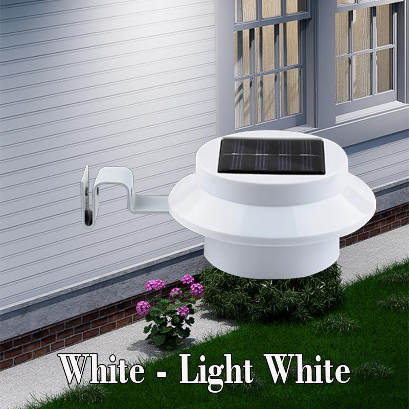 Solar Powered Trench Light,Outdoor Deck Lighting,3 LED lights,light sensors,Porch,Railing,Sidewalk,Street Lighting to Illuminate