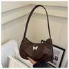 Stylish Korean Fashion Simple Solid Color Small Square Bag For Women With Bow Knot Design Perfect For Everyday Use