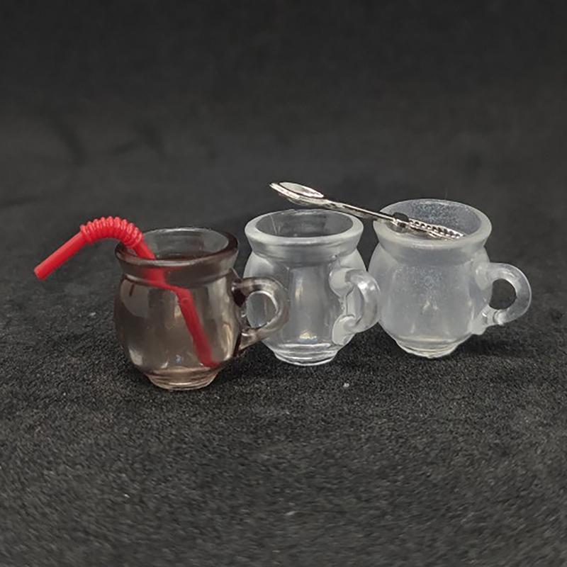 Кукольный домик кружка чашка силиконовая форма кукольный домик мини чашки модель кукольный домик украшения аксессуары ролевые игры игрушка