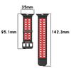 Watch Band for Apple Watch Series 10 Ultra 9 8 7 SE 6 5 4 3 2 1 46mm 49mm 45mm 44mm 42mm Dual Color Silicone Strap