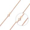 Fine Jewelry Rose Gold Collares Box Chain Necklace For Men & Women