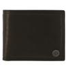 Мужской кошелек бифолд из натуральной кожи Takeo Kikuchi с отделением для монет, 730615, Мини-кошелек, Кожа коровы, Черный [01]