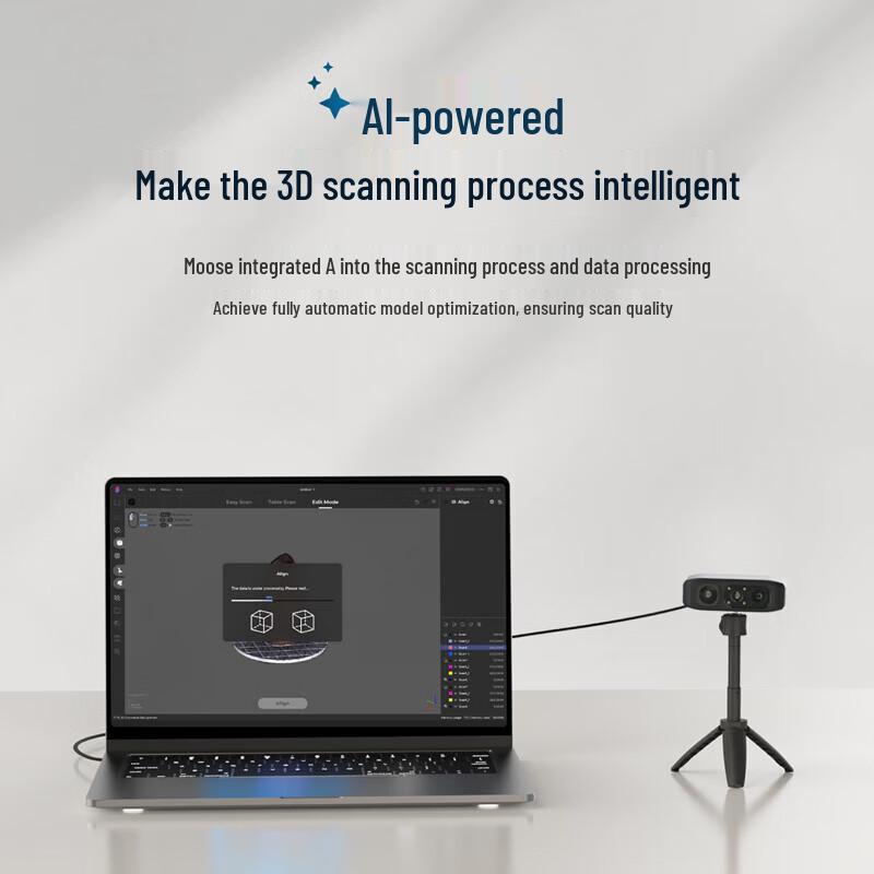 Ручной полноцветный 3D-сканер Moose Lite
