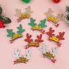 2/8pcs Christmas Elk Hair Clips Cute Grils Cute Christmas Letter Hairpin Barrettes Hair Clip Christmas Party Hair Accessories