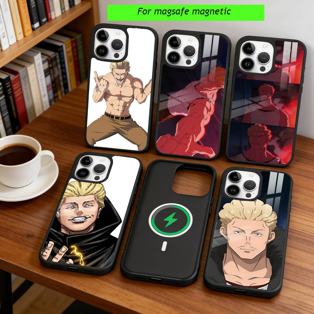 Чехол для телефона Аниме К-Кинжи Хакари Jujutsu Для iPhone17,16,15,14,13,12,11 Plus,Pro Магнитный Для Magsafe Беспроводной Зарядки