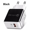 Quick Charge 3.0 5 В 3A высокоскоростное зарядное устройство для телефона EU Plug USB быстрая зарядка портативный адаптер для Samsung аксессуары