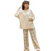Cute Pajamas and Loungewear Long Sleeves and Pants [FUPUONE] Set, (JP, Alphabet, M, 2353)