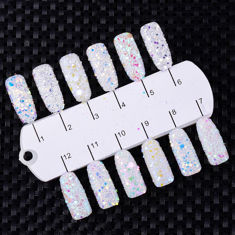 1g Holographic Shiny Nail Art Glitter Powder Dust Decor Sequins Chrome Pigment