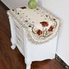 Oval Vintage Embroidered Lace Tablecloth Floral Table Cloth Mat Decoration 40*85cm