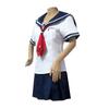 Danganronpa Cosplay Costumes Naegi Komaru Uniform Women's Skirt / Top / Tie / Socks Anime Costume JK School Uniform