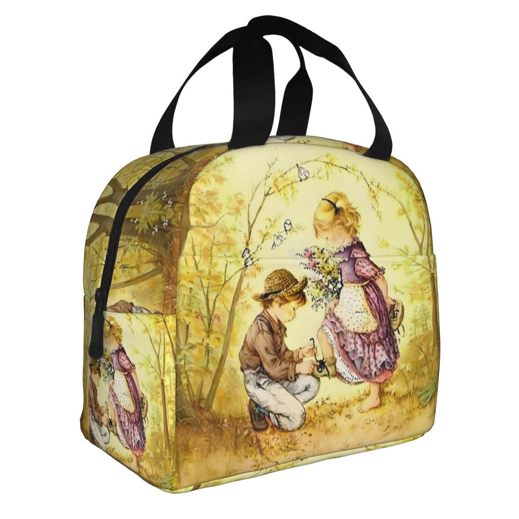 Cartoon S-Sarahs K-Kays Lunch Bag Men Women Kawaii Girl Cooler Thermal Insulated Lunch Boxes for Adult Office