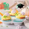 12 шт. Выпускной торт Топперы 2024 Выпускная тематическая вечеринка Кекс Десерты Фруктовые пироги Печенье Украшения Новинка Товары для сбора студентов
