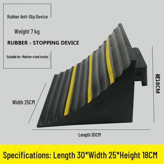 Резиновые противоскользящие упоры для колес - Портативные треугольные стопоры для автомобилей