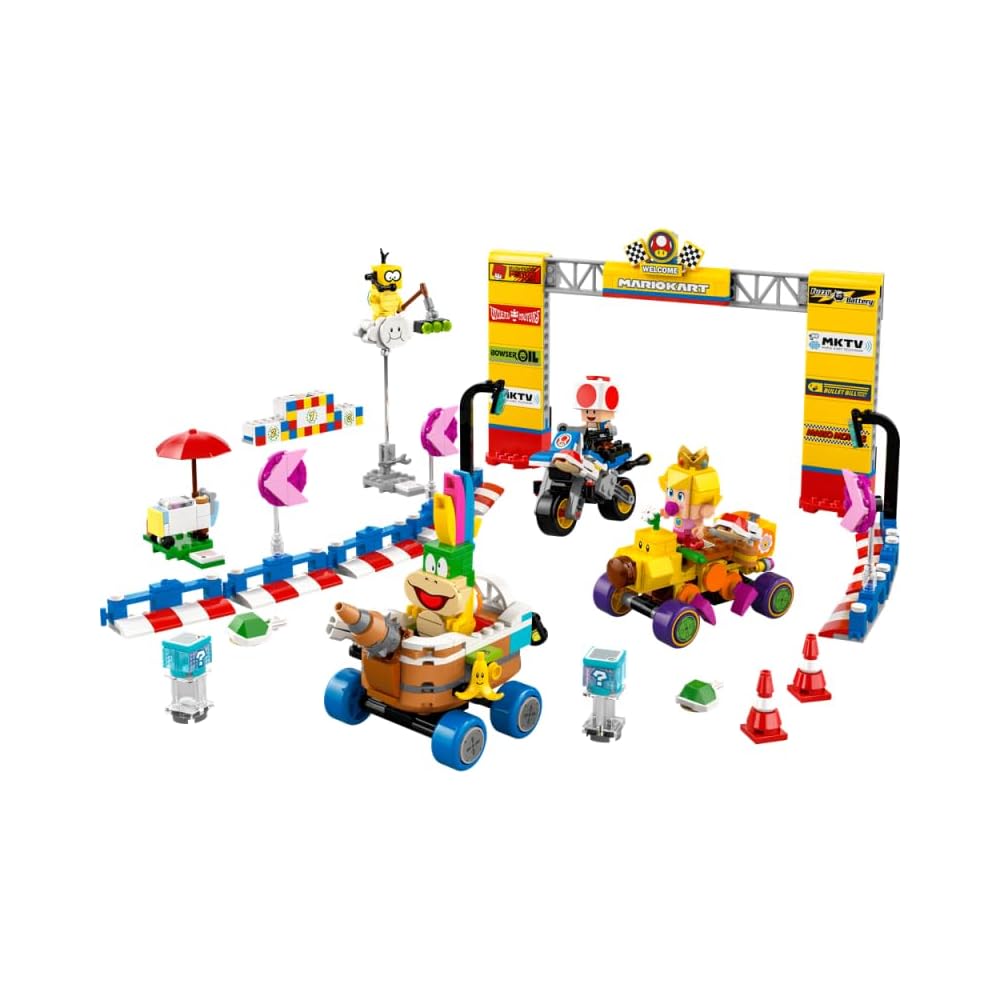 Конструктор LEGO Super Mario Малышка Пич и набор «Гран-при» для детей 8-10 лет