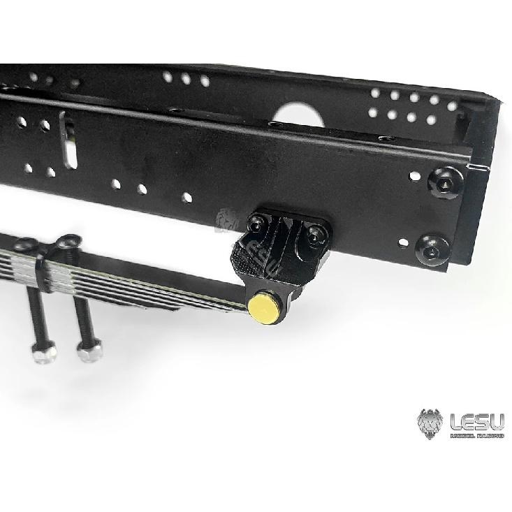 LESU metal simulation power front axle leaf spring front suspension X-8011 suitable for Tamiya 1/14 RC truck upgrade parts