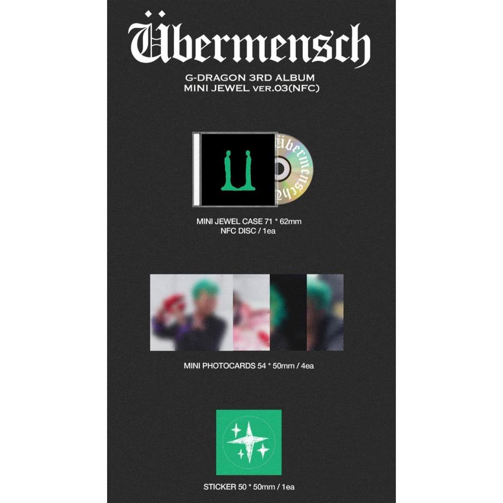 G-DRAGON 3rd Album [Übermensch] (MINI JEWEL Ver.) (NFC)