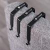4Pcs Flexible Adjustable Cubicle Hook Iron Cubicle Wall Hooks Clothes Storage Hangers  Potted Plants