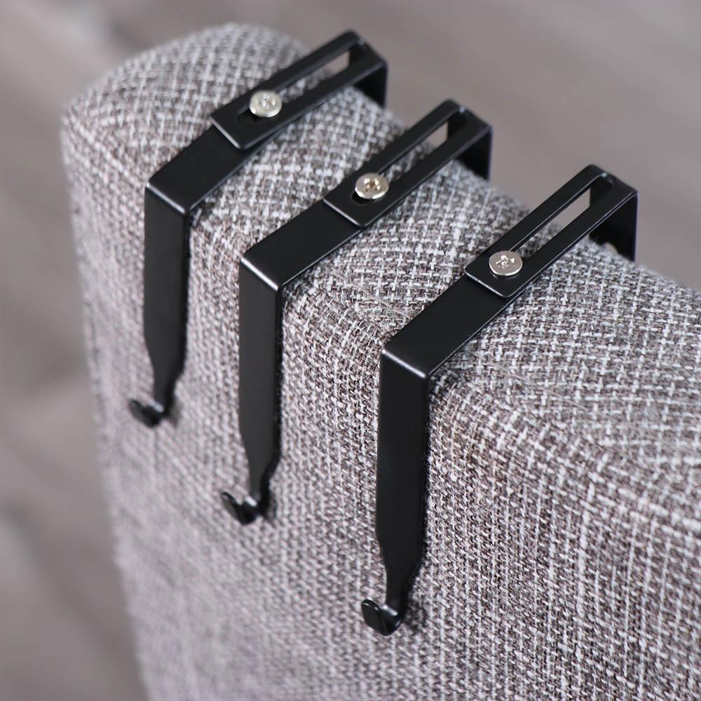 4Pcs Flexible Adjustable Cubicle Hook Iron Cubicle Wall Hooks Clothes Storage Hangers Potted Plants