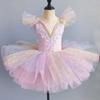 Kids Ballet Dress Seven Colors Girls Children Sequined Princess Dress Ballet Tutu Dance Clothes Performance Tutu Skirts