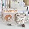 Подарок на день рождения для девочек Детская чашка для воды Капибара Парная керамическая кружка Сувенир для девушки Подарочная коробка
