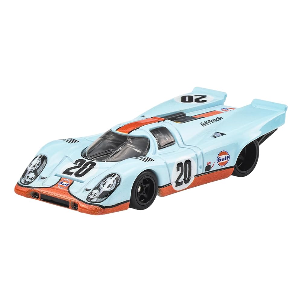 Hot Wheels Car Culture Винтажные гонки Porsche 917K Литая модель 1:Масштаб 64 Возраст 3+ JKF03