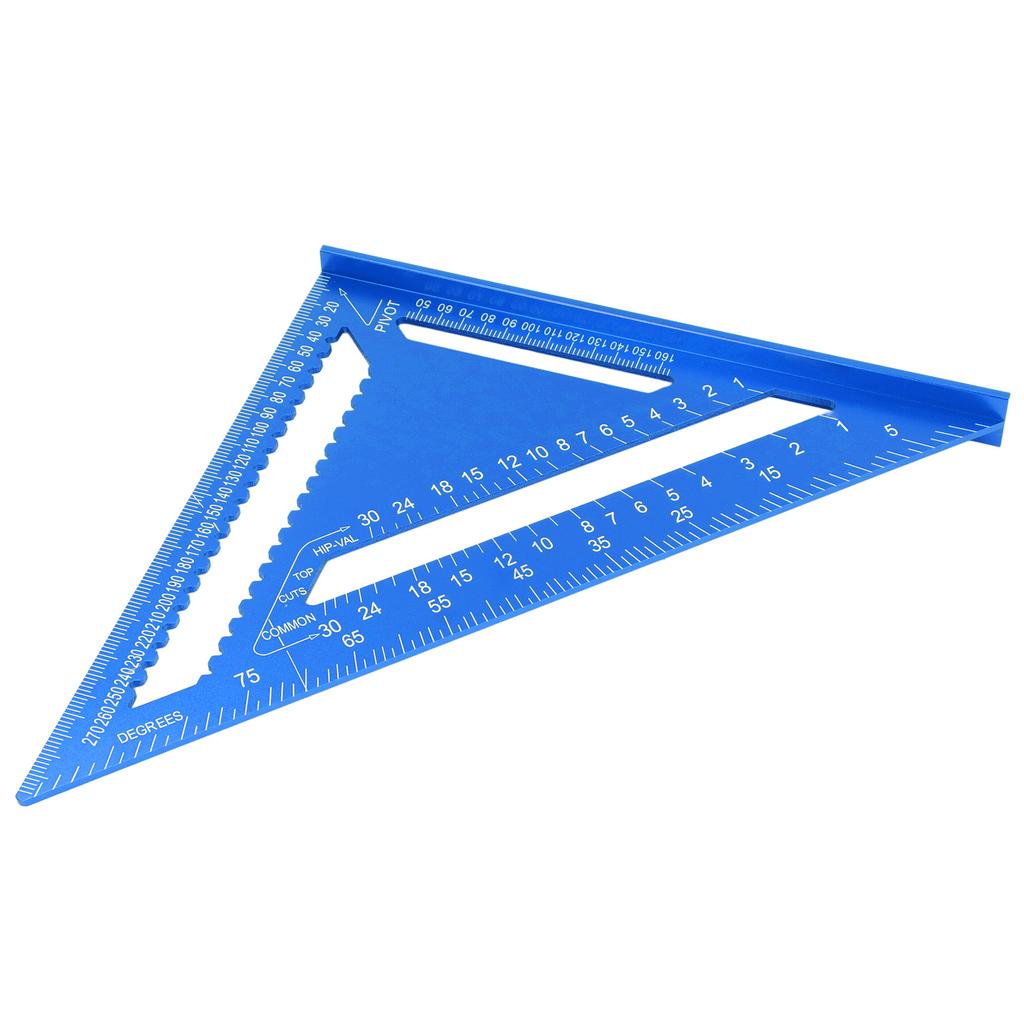 12-дюймовый стропильный угольник 45 90 градусов плотницкий треугольный линейка алюминиевый сплав деревообработка метрическая