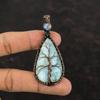 Tree Of Life Larimar Gemstone Pendant Copper Wire Wrapped Pendant Natural Rainbow Moonstone Pendant Anniversary Gift Handmade Copper Jewelry