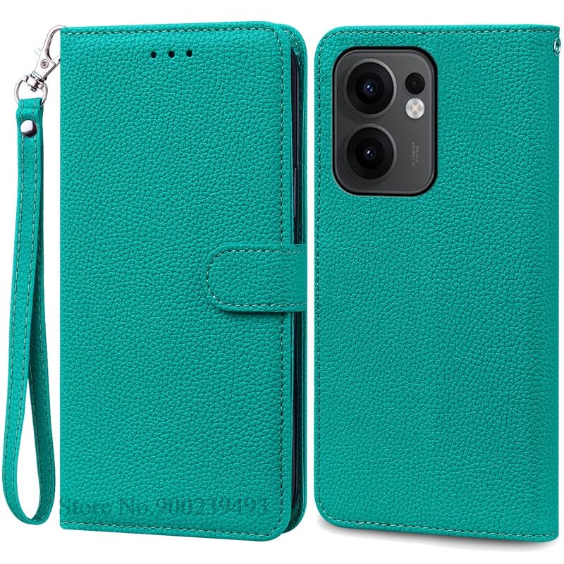Чехол Reno 13F для Oppo Reno 13F Чехол Кожаный Чехол-книжка с кошельком для Oppo Reno 13F 5G Чехол Мягкая Обложка-книжка Coque Fundas Shell
