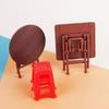 Scene Model Dollhouse Folding Table Mini Stool Dollhouse Small Chair  Kids Gift