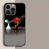 Чехол для телефона 'Король Королева Ладья' для Apple iPhone 16E 16 17 Pro Max Air 15 Pro 14 Plus 12 13 Mini Чехол Милый Fundas Sili